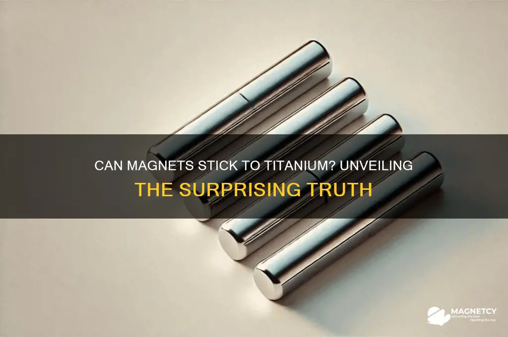 can a magnet stick to titanium
