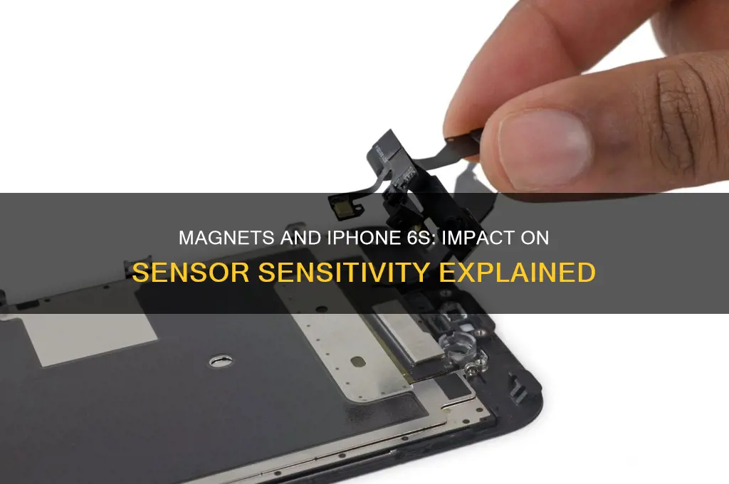 can a magnet throw off the sensativity in iphone 6s