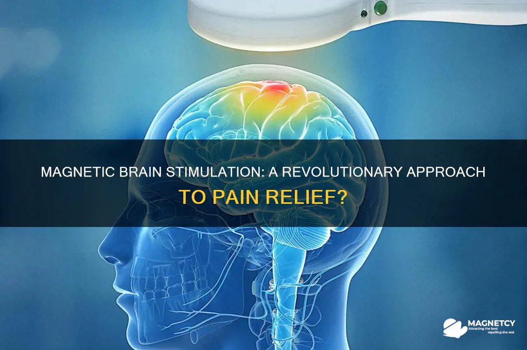 can a magnet to a brain help pain