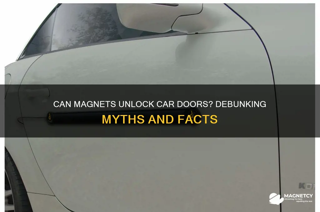 can a magnet unlock a car door