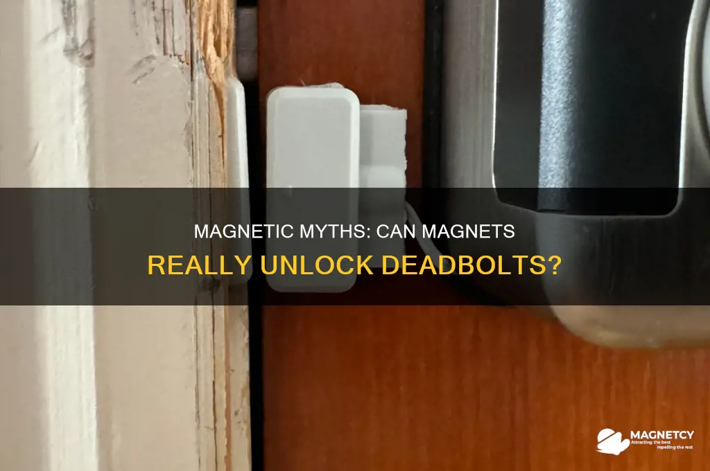 can a magnet unlock a deadbolt
