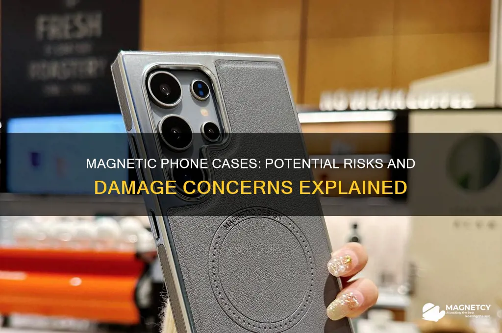 can a magnetic case cause phone damage