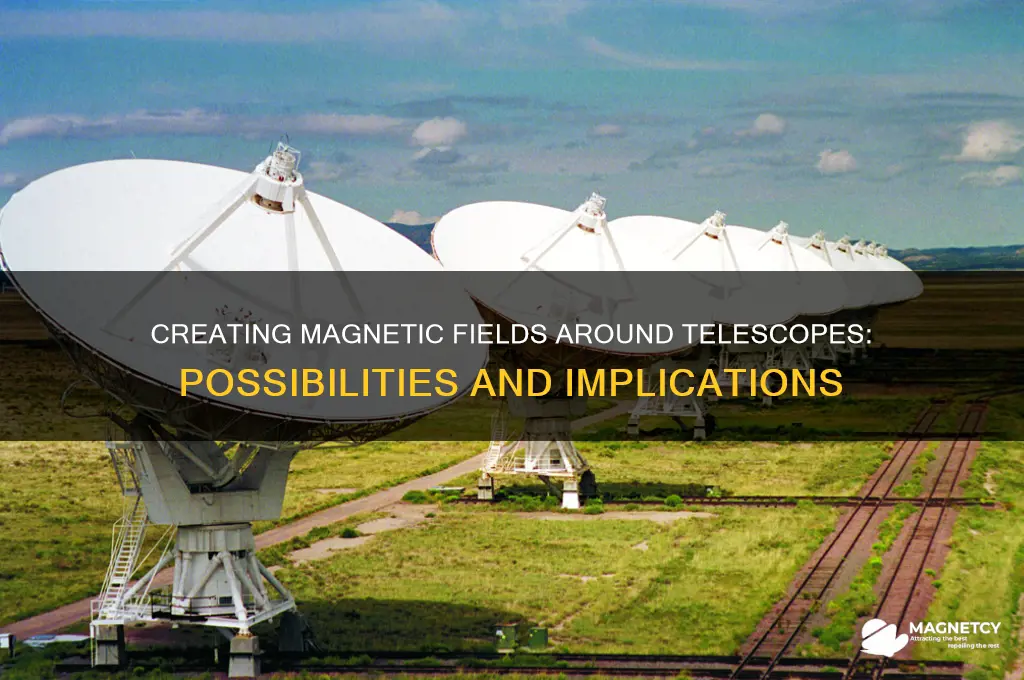 can a magnetic field be created around the telescope