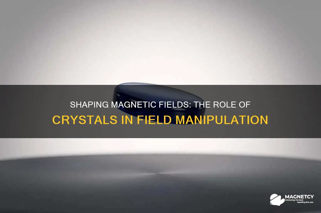 can a magnetic field be shaped by a crystal