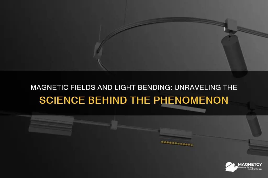 can a magnetic field bend light