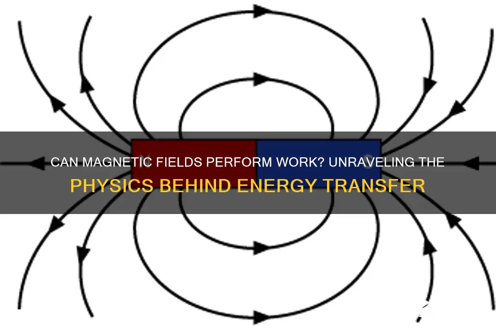 can a magnetic field do work