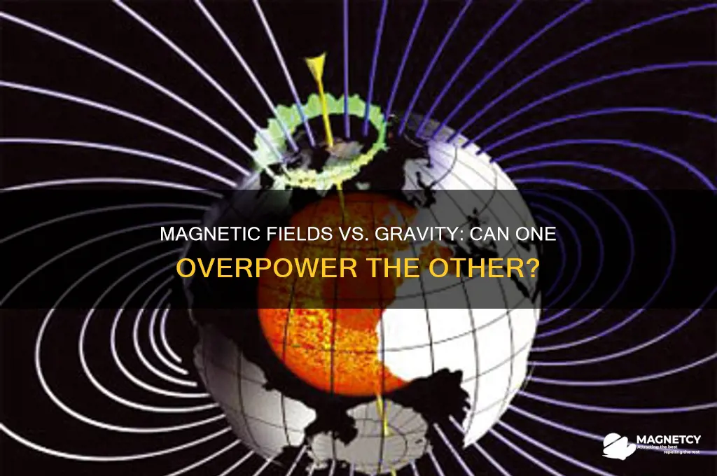 can a magnetic field overcome gravity