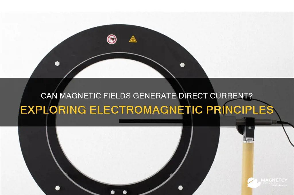 can a magnetic field produce a direct current