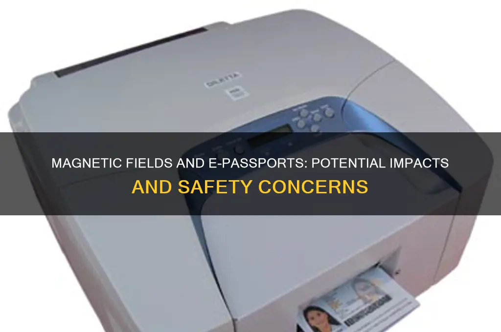 can a magnetic impact an e-passport