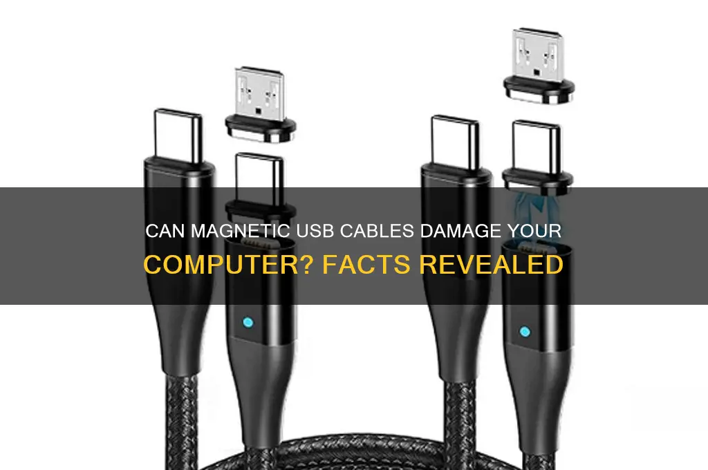 can a magnetic usb hurt a computer
