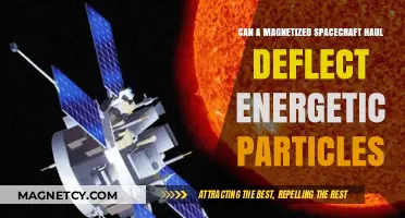 Magnetized Spacecraft: Deflecting Energetic Particles in Space Exploration