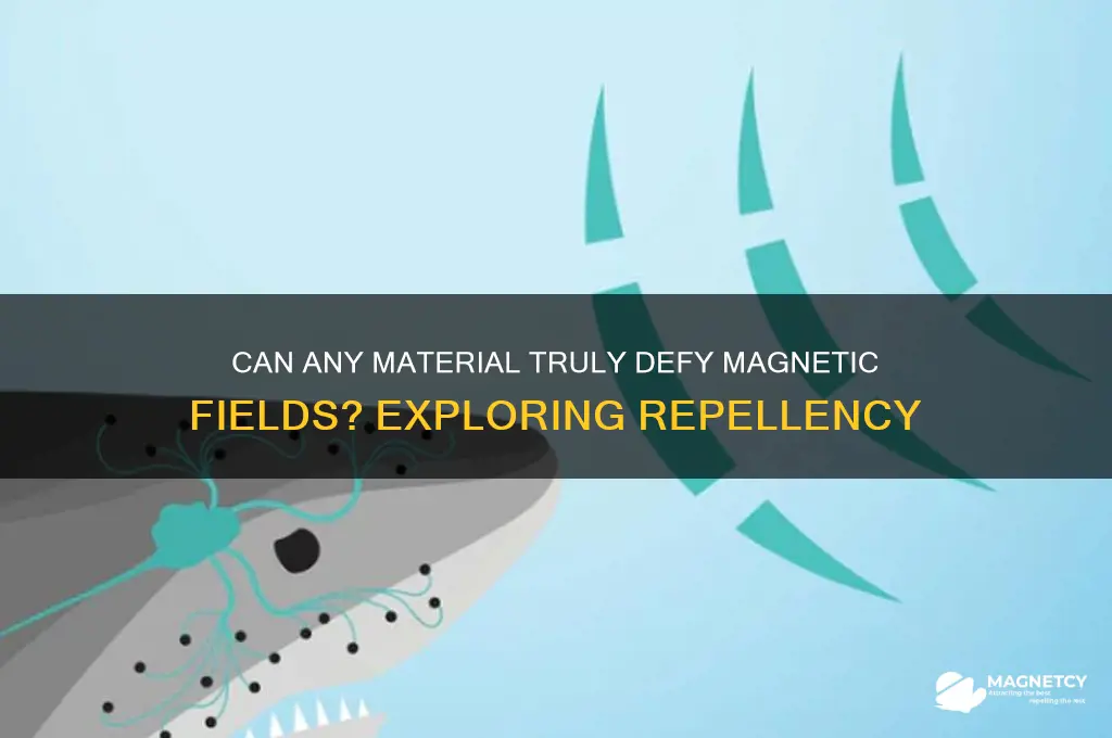 can a material be completely repellent to magnetic field