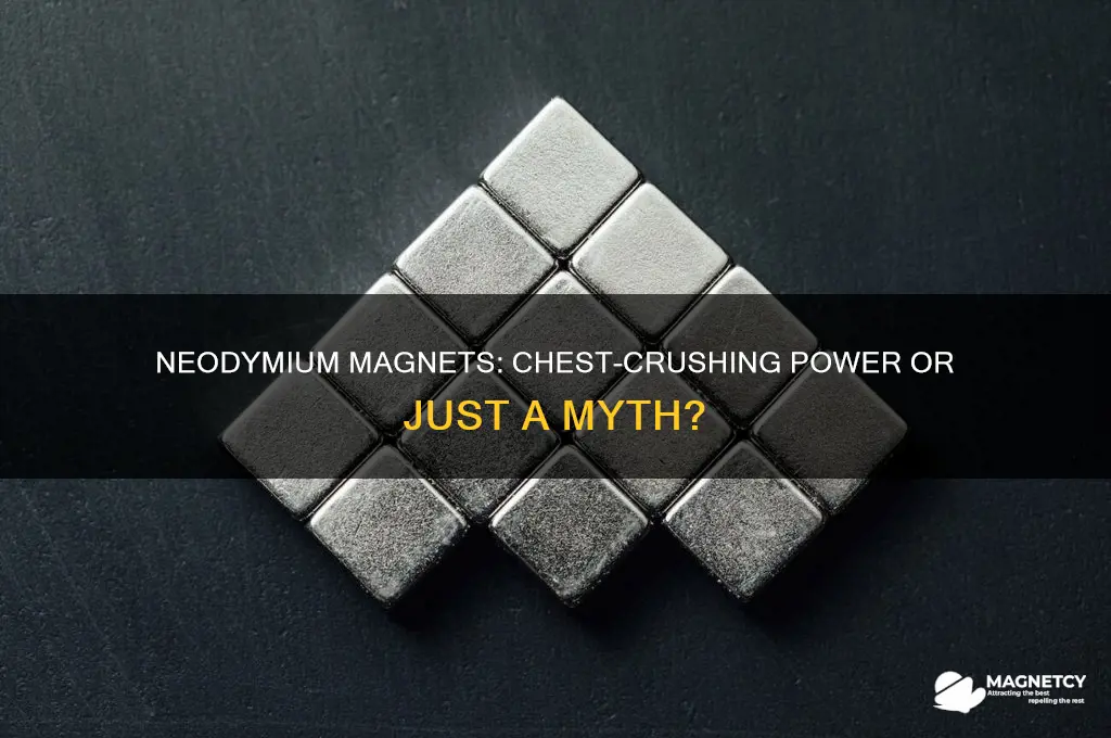 can a neodymium magnet crush your chest