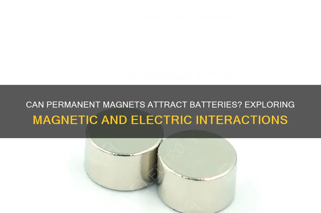 can a permanent magnet can attract a battery