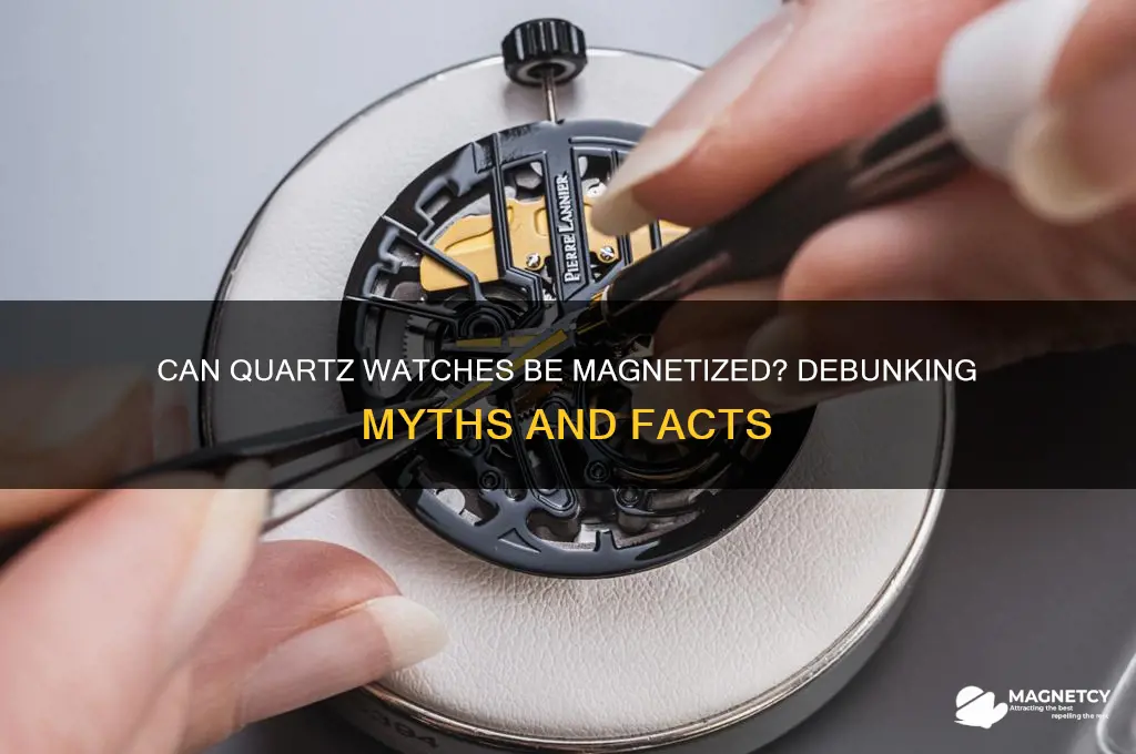 can a quartz watch be magnetized