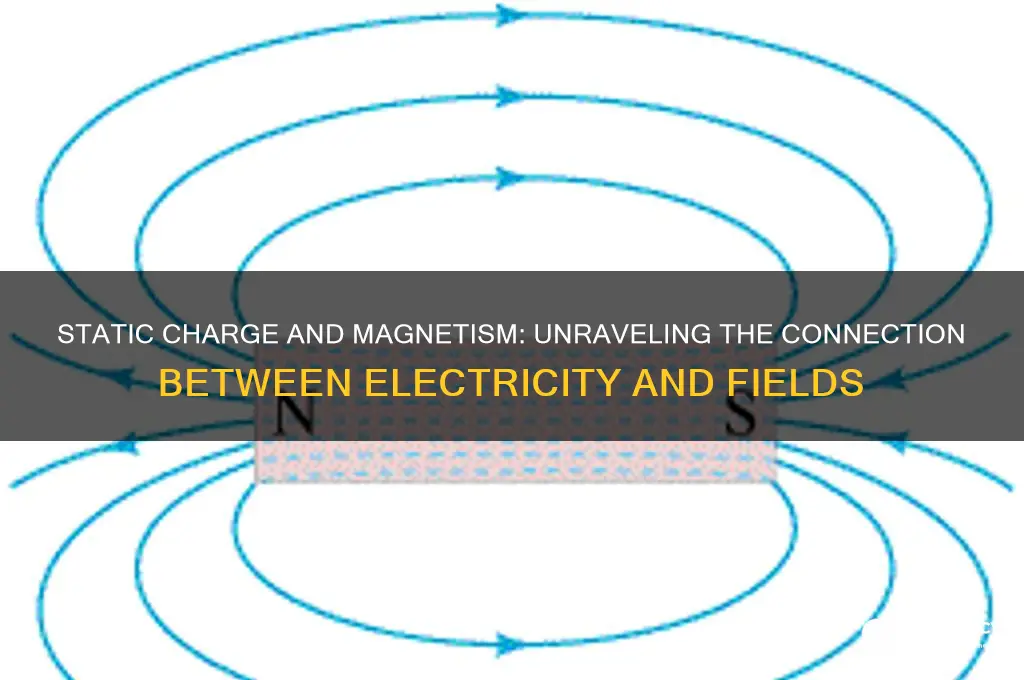 can a static charge produce a magnetic field