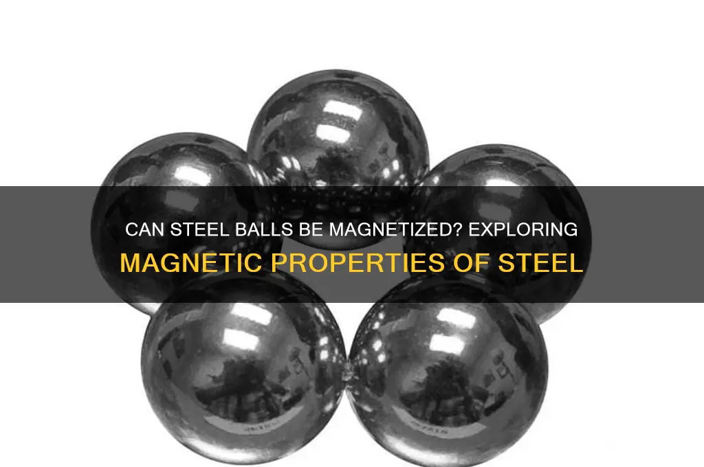 can a steel ball be magnetized