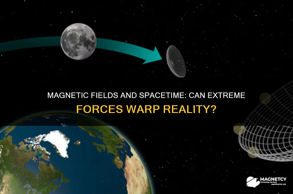 can a strong enough magnetic field tear spacetime