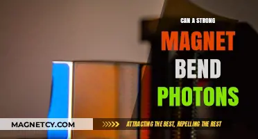 Can Powerful Magnets Warp Light? Exploring Photon Bending Possibilities
