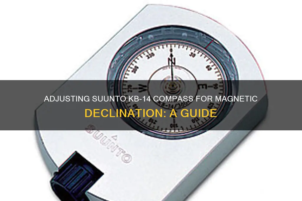 can a suunto kb-14 compass be adjusted for magnetic declination