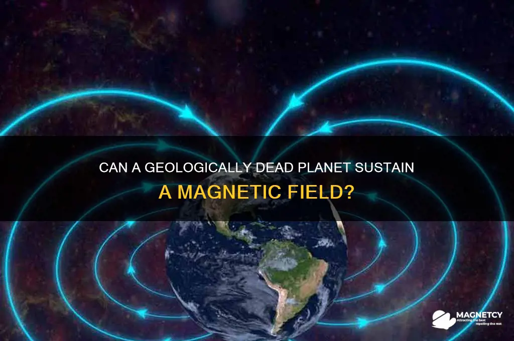 can a techtonicaly dead planet maintain a magnetic field