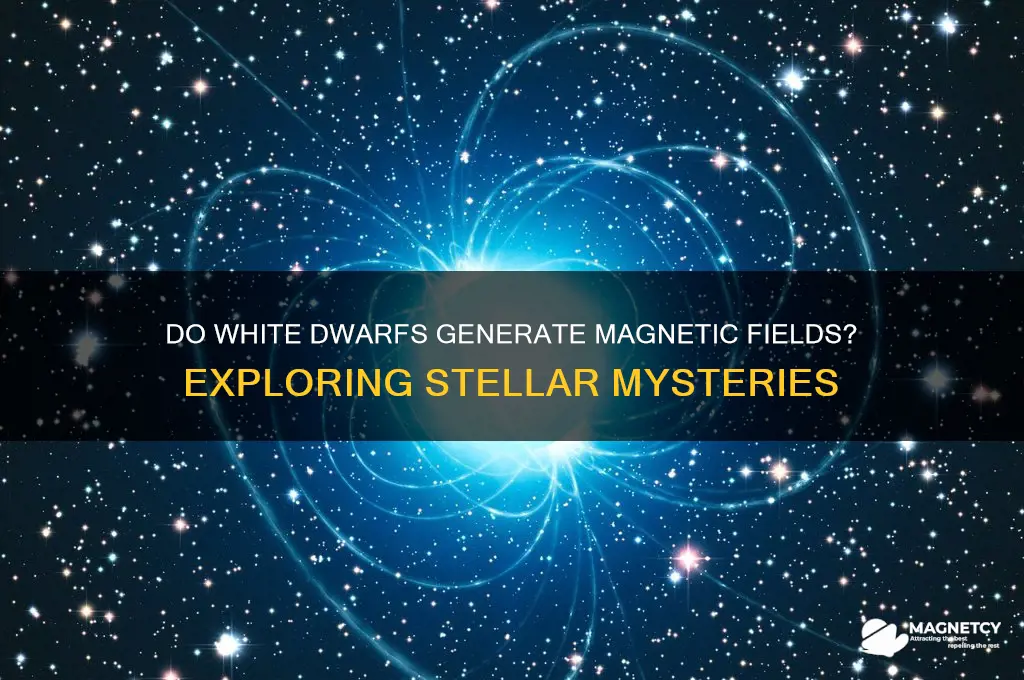 can a whit drwaf have a magnetic field