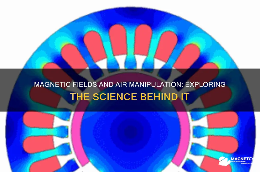 can air be manipulated with magnetic fields