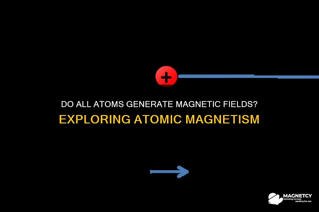 can all atoms create a magnetic field