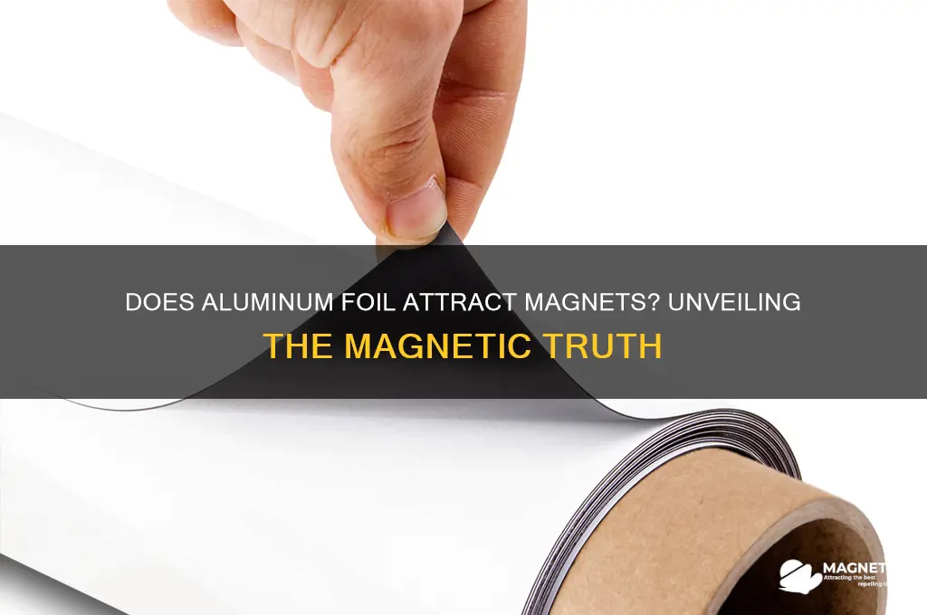 can aluminium foil attract magnet