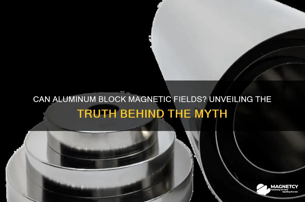 can aluminum block magnetic field