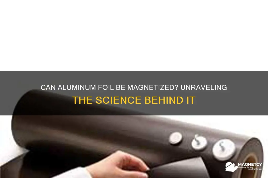 can aluminum foil be magnetized