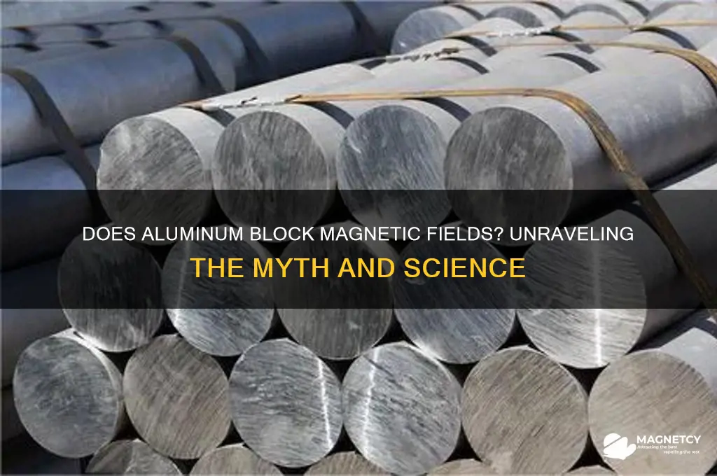 can aluminum stunt a magnet