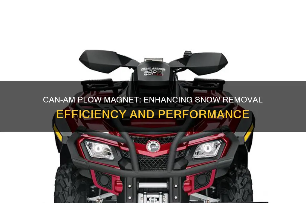 can am plow magnet