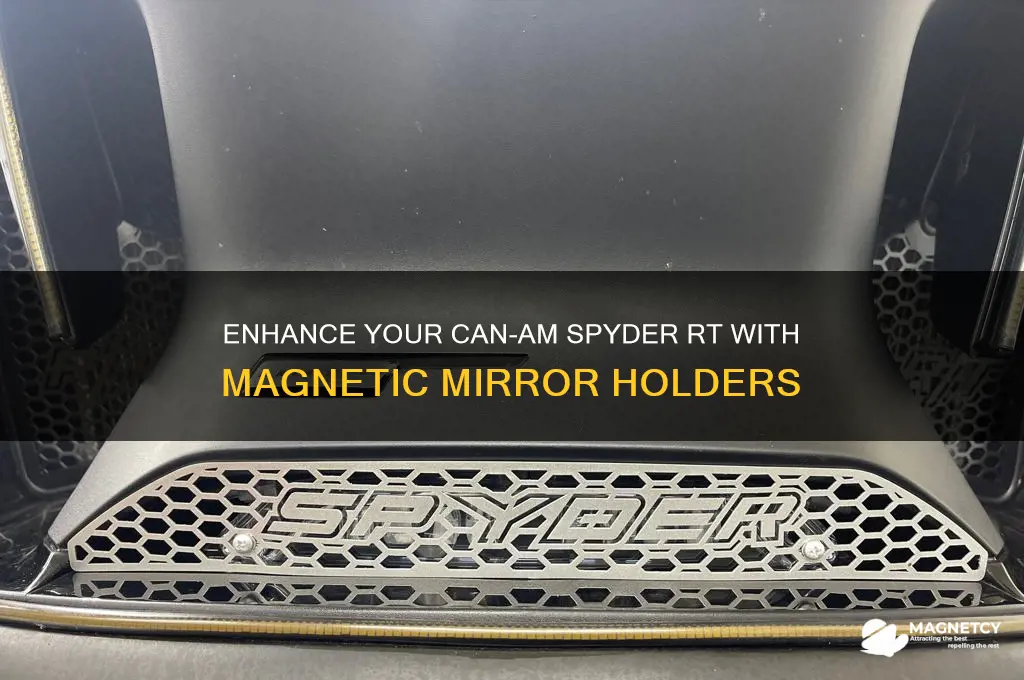 can am spyder rt magnetic mirror holder