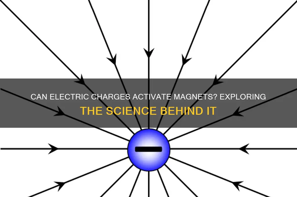 can an eletric charge activate a magnet