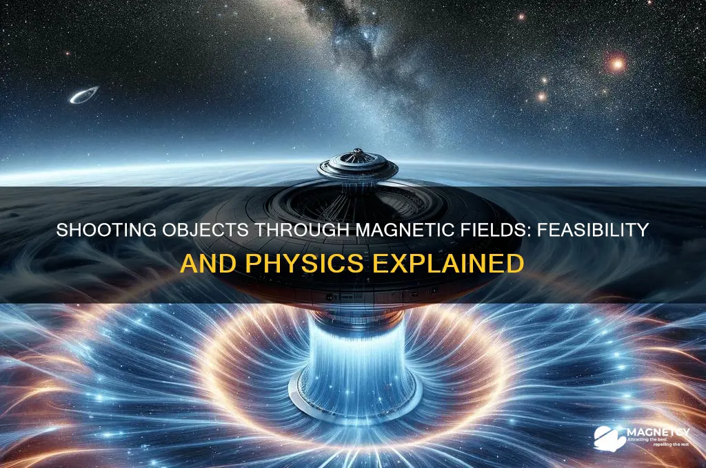 can an object be shot from one magnetic field