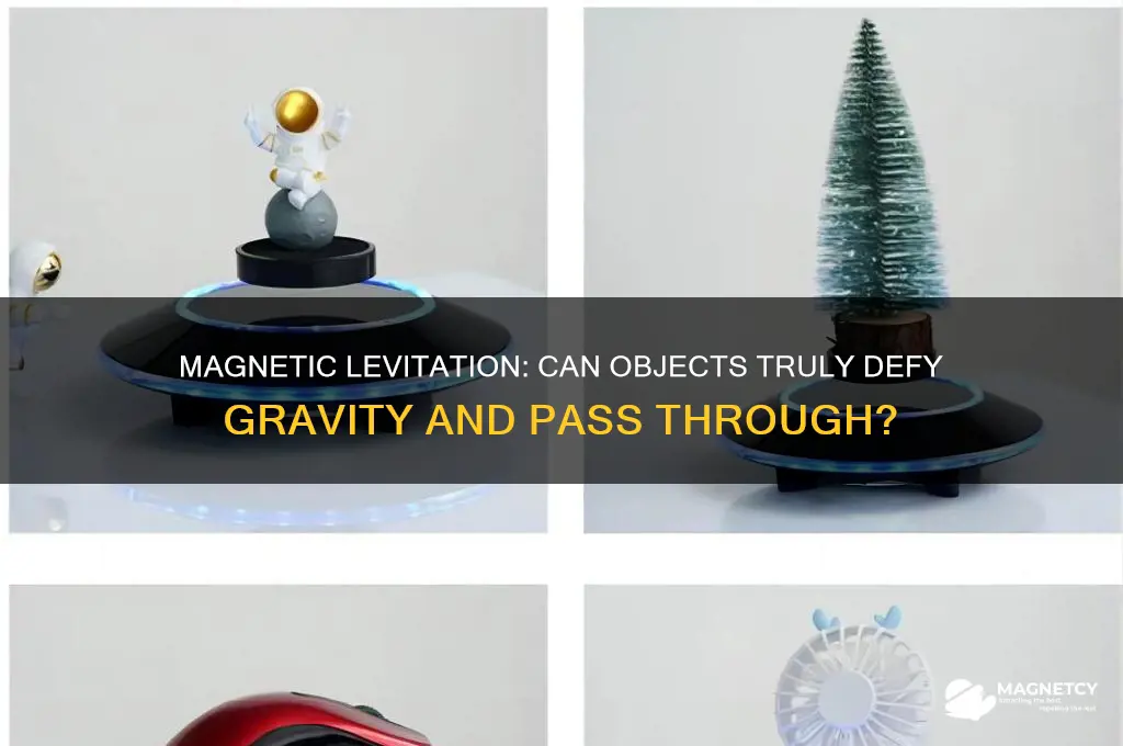 can an object pass through a magnetic levitation