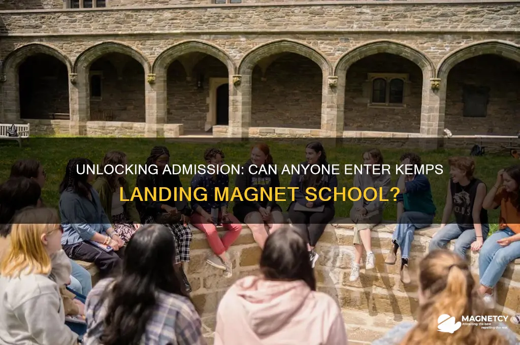can anyone get accepted into kemps landing magnet school