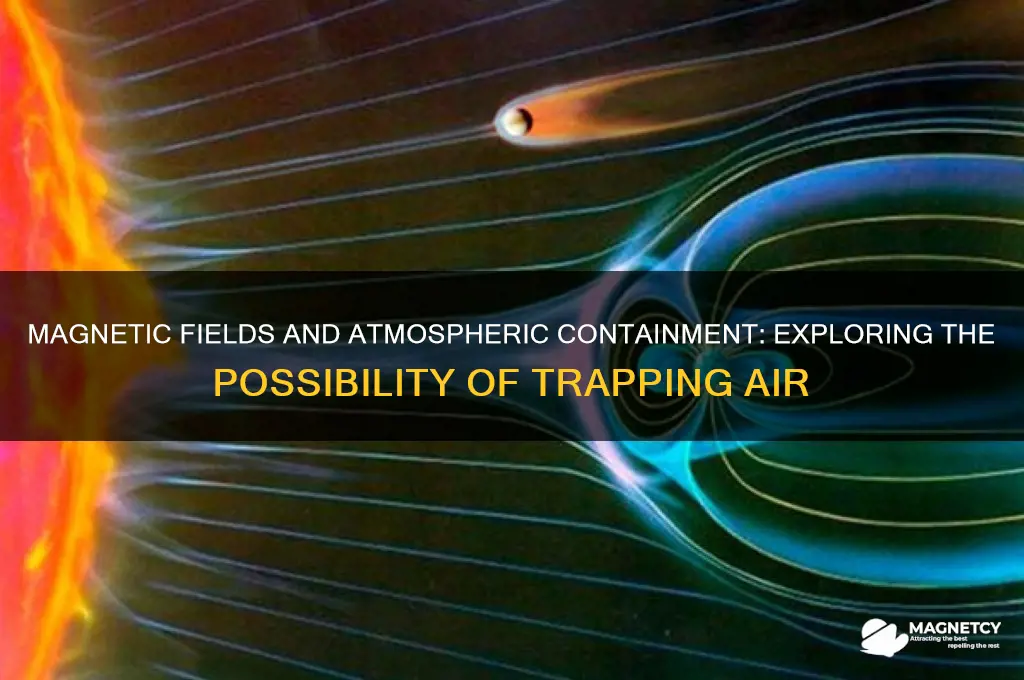 can atmosphere be trapped in a magnetic field