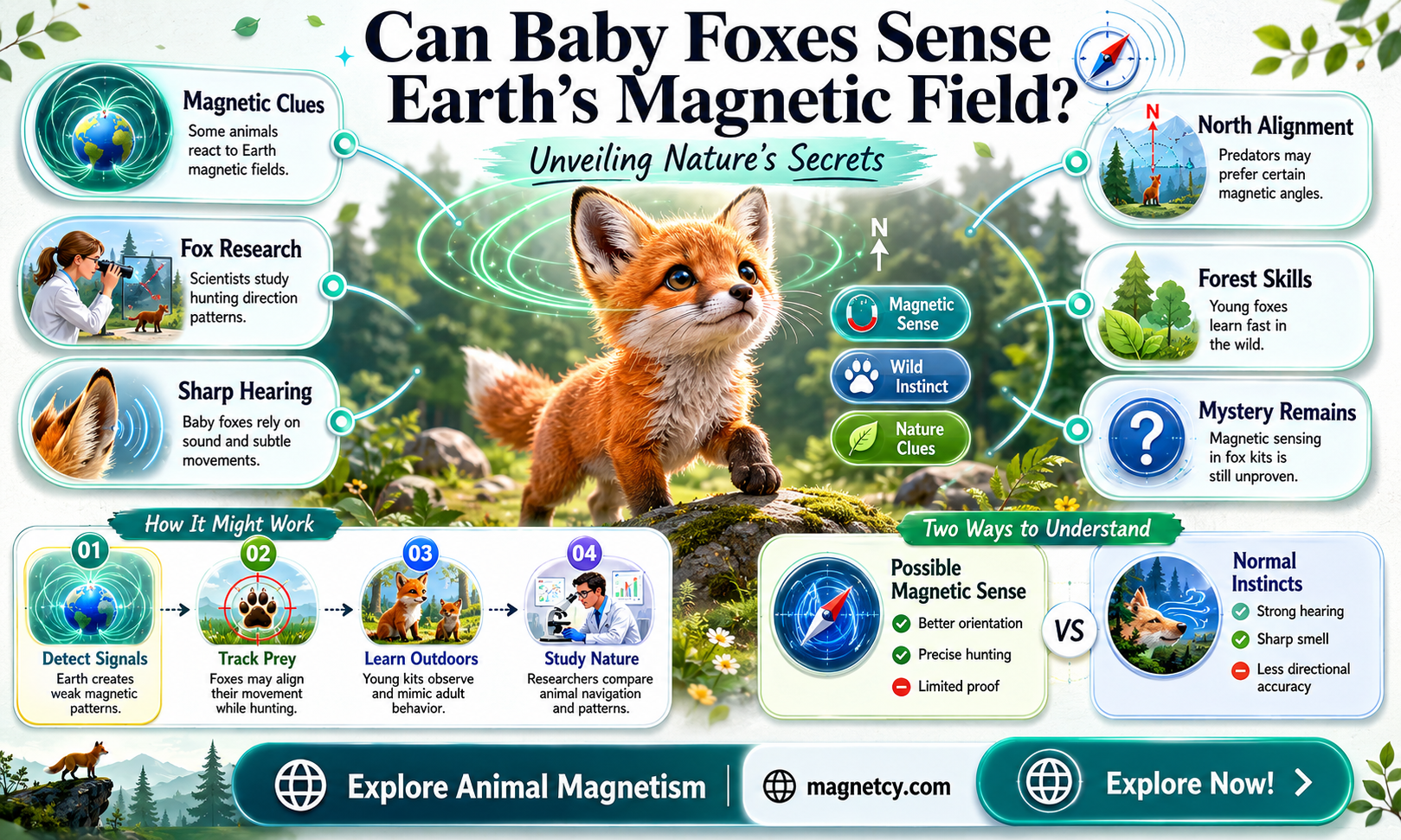 can a baby fox see the earth