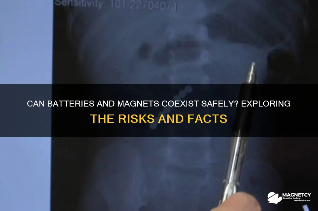 can batteries be near magnets
