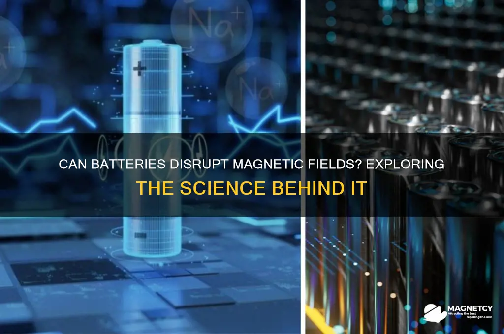 can batterys disrupt a magnetic field