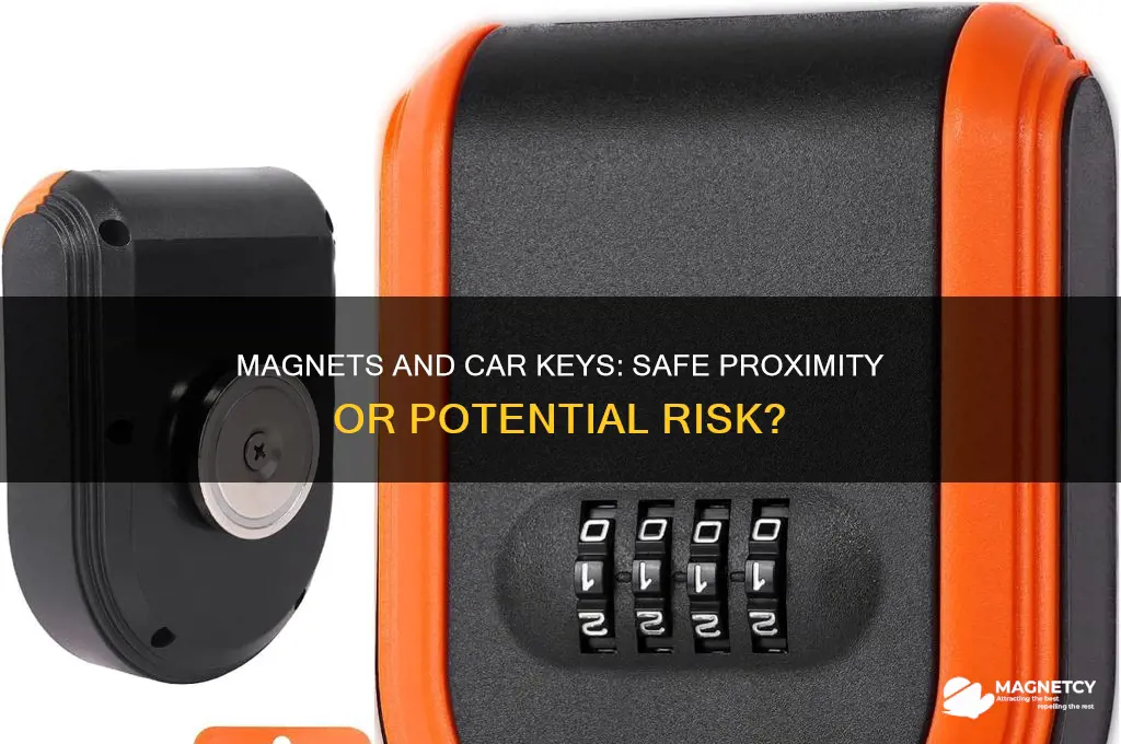 can car keys be put near a magnet
