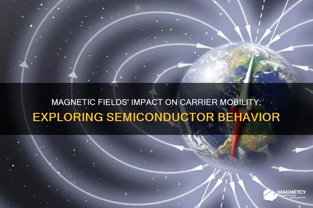 can carrier mobility change because of magnetic field