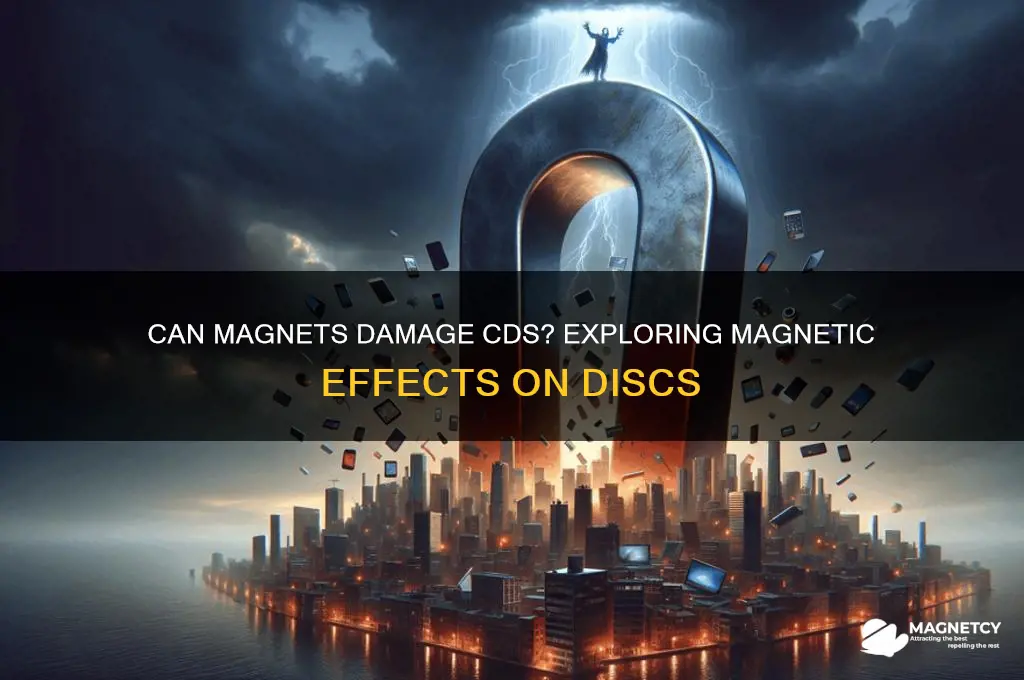 can cds be affected by a magnet