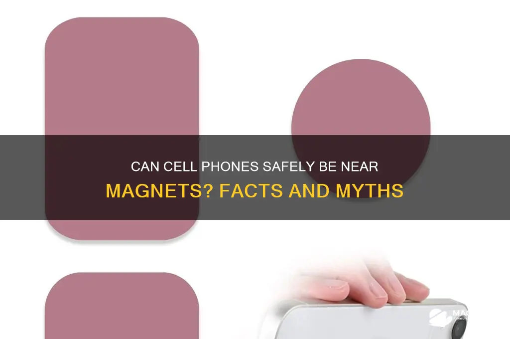 can cell phones be near a magnet