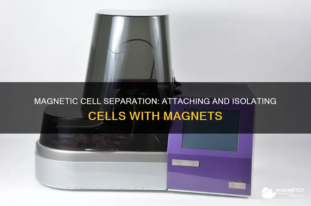 can cells be attached to magnets and separated