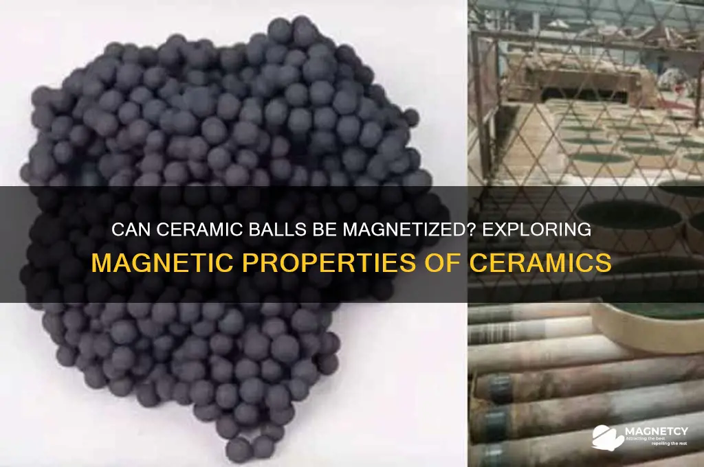 can ceramic balls be magnetized