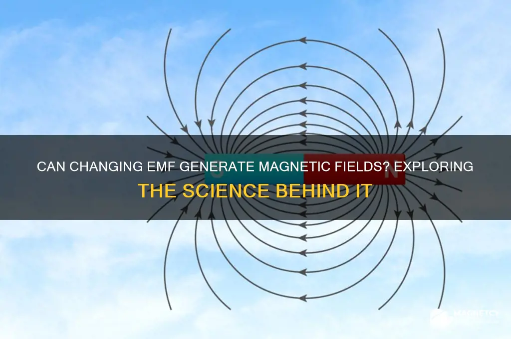 can changing emf create magnetic fields