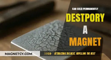 Can Extreme Cold Temperatures Permanently Destroy a Magnet's Magnetic Properties?